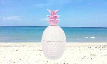 Luxury Palm BeachPineapple Glamour Candle Jar -100% SOY Candle Hand Poured