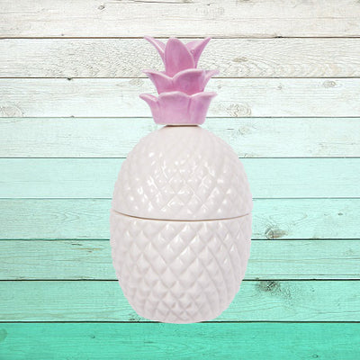 Luxury Palm Beach Pineapple Glamour Candle Jar -100% SOY Candle Hand Poured