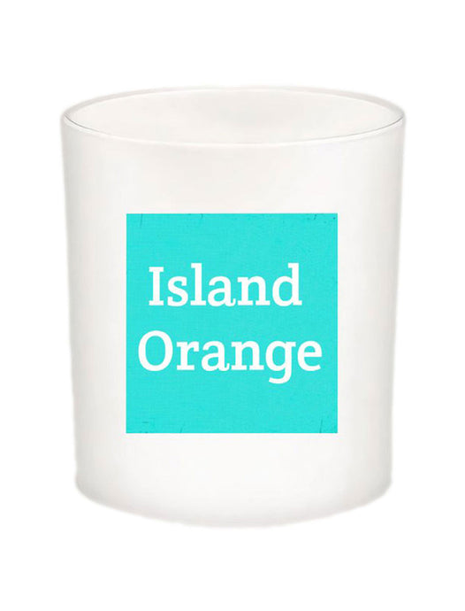 ISLAND ORANGE Quote Candle-All Natural Coconut Wax