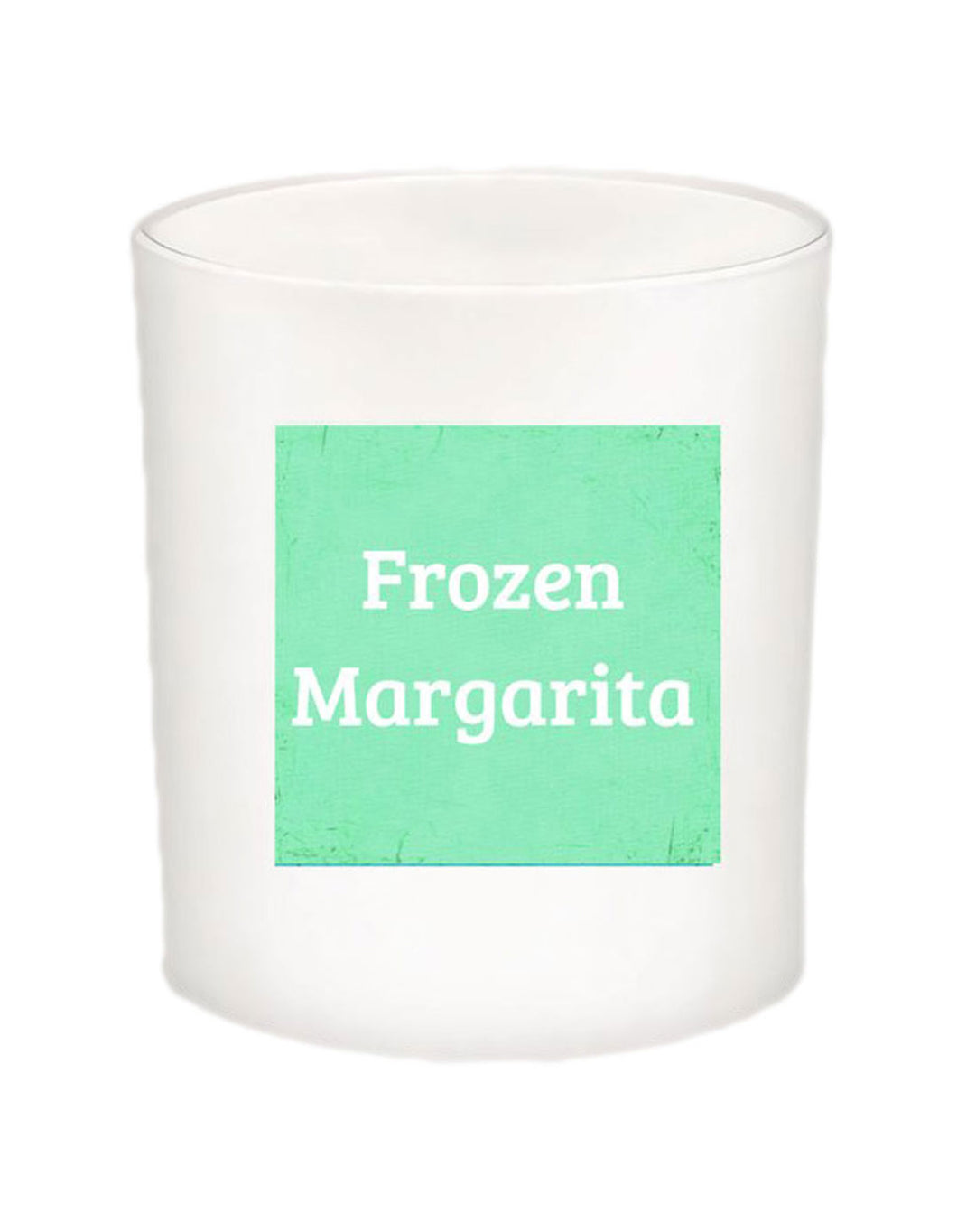 Frozen Margarita Quote Candle-All Natural Coconut Wax