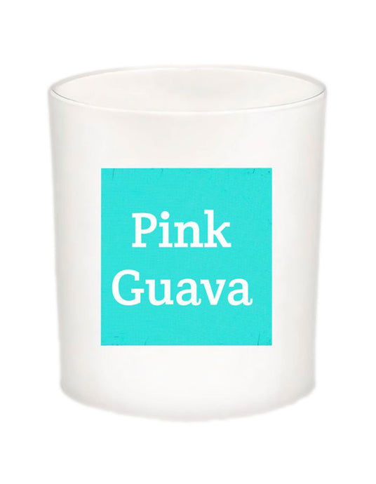 PINK GUAVA Quote Candle-All Natural Coconut Wax