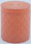 Luxury Sea Glass Trellis Coral Jar Candle-Comes with a free Starfish Charm