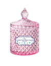 Luxury Sea Glass Crystal Pink Jar Candle-Comes with a free Starfish Charm
