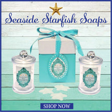 Seashore Starfish Soaps Apothecary Jars-WHOLESALE SET OF 12 COUNT