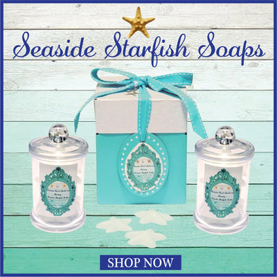 Seaside Starfish Soaps Apothecary Jar-Free Starfish Jewelry Charm
