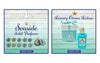 Ocean Lotion Favors Set of 6-Free Seashell Charm
