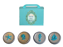 Luxury Seaside Solid Perfume Gift Set of 4-Comes with a free Necklace Charm