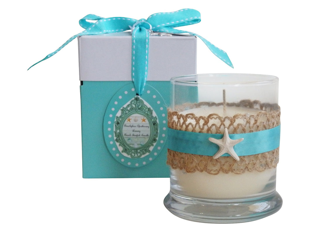 Luxury Beach Starfish Candle-Comes with a free Necklace Charm