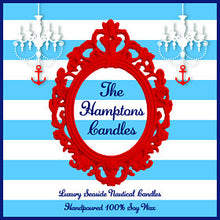 Luxury The Hamptons Ships Wheel Seaside 100% Coconut SOY 8 oz. Candle