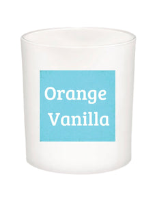 Orange Vanilla Quote Candle-All Natural Coconut Wax