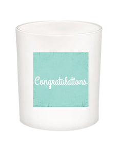 Congratulations Quote Candle-All Natural Coconut Wax