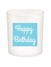 Happy Birthday Quote Candle-All Natural Coconut Wax