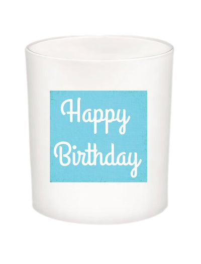Happy Birthday Quote Candle-All Natural Coconut Wax