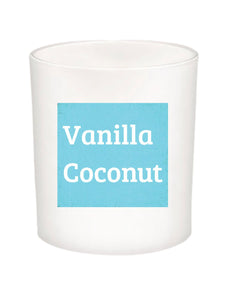 Vanilla Coconut Quote Candle-All Natural Coconut Wax